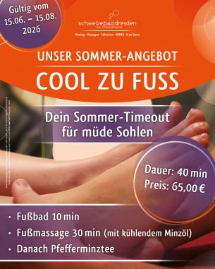 Sommer-Aktion im Schwebebad-Dresden