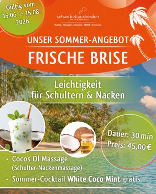 Sommer-Aktion im Schwebebad-Dresden